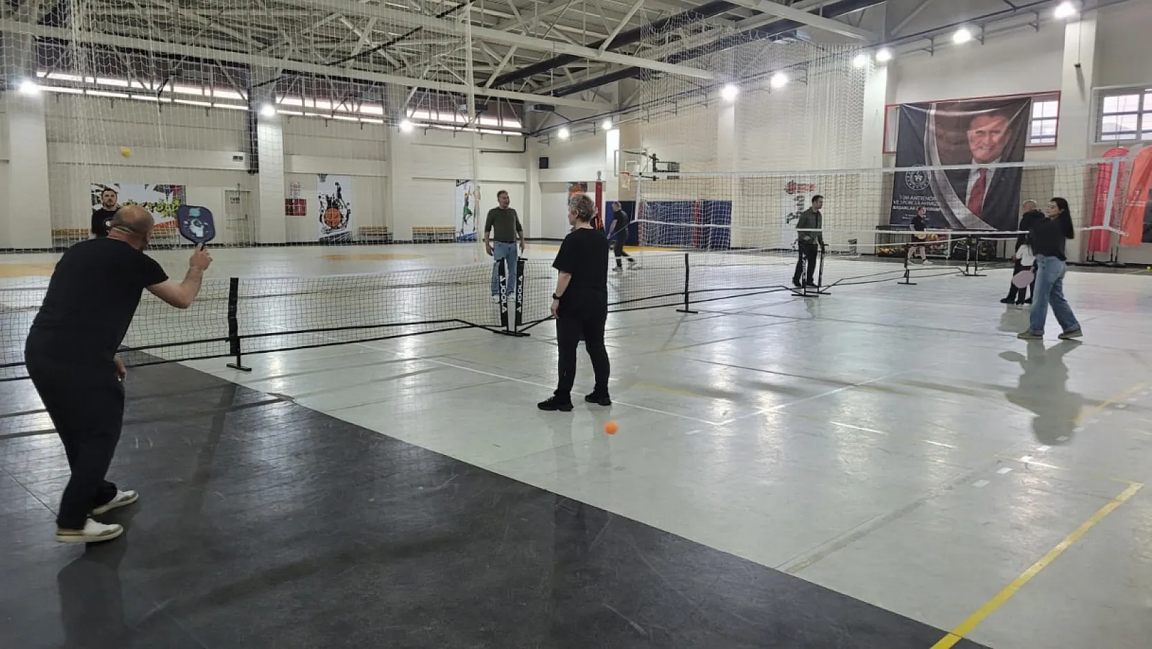 Samsun'da dezenformasyona karşı pickleball etkinliği düzenlendi