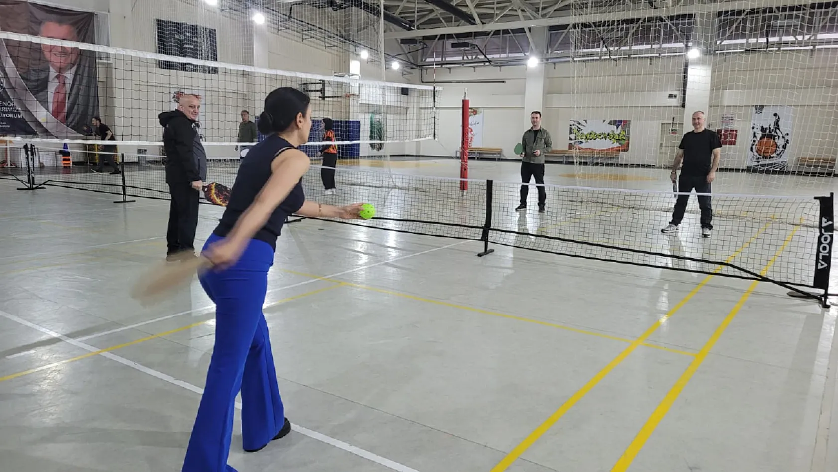 Samsun'da dezenformasyona karşı pickleball etkinliği düzenlendi
