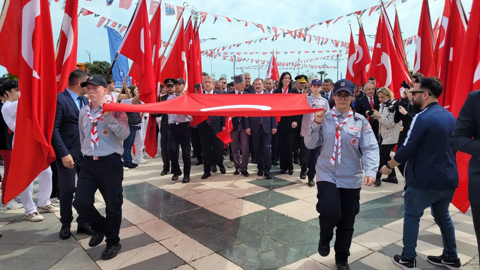 Samsun'da 19 Mayıs'ın simgesi yeniden canlandı