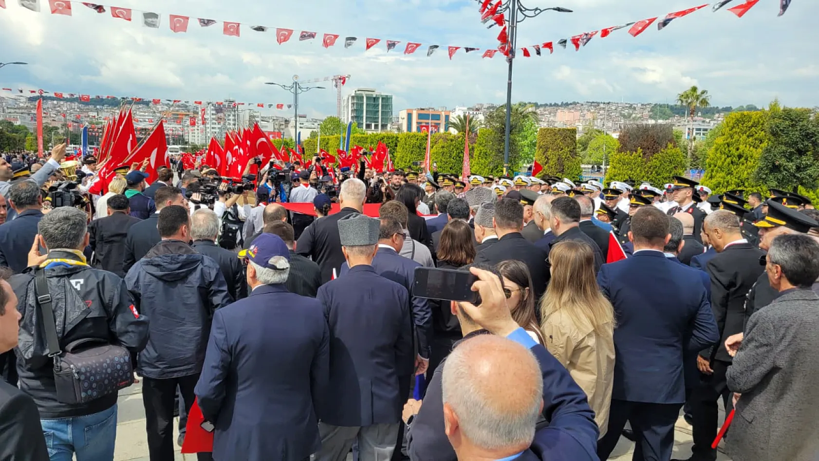 Samsun'da 19 Mayıs'ın simgesi yeniden canlandı