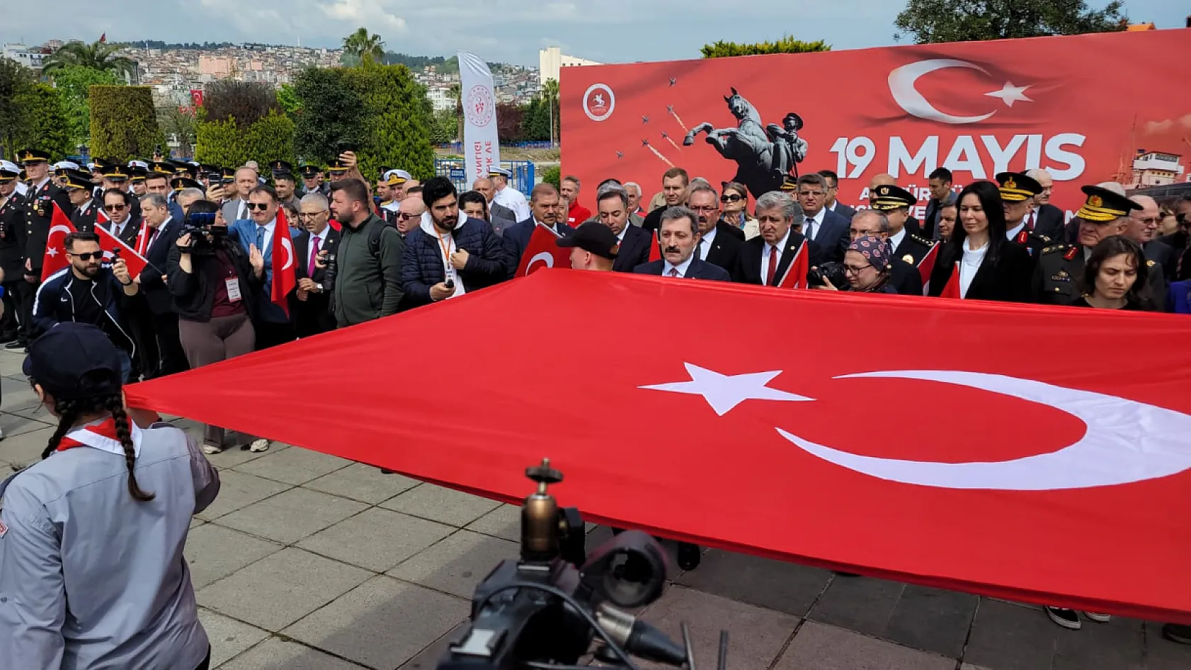 Samsun'da 19 Mayıs'ın simgesi yeniden canlandı