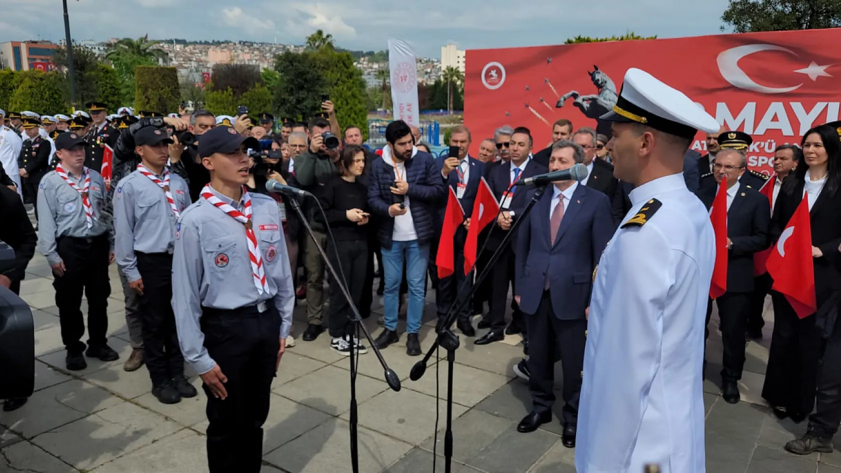 Samsun'da 19 Mayıs'ın simgesi yeniden canlandı