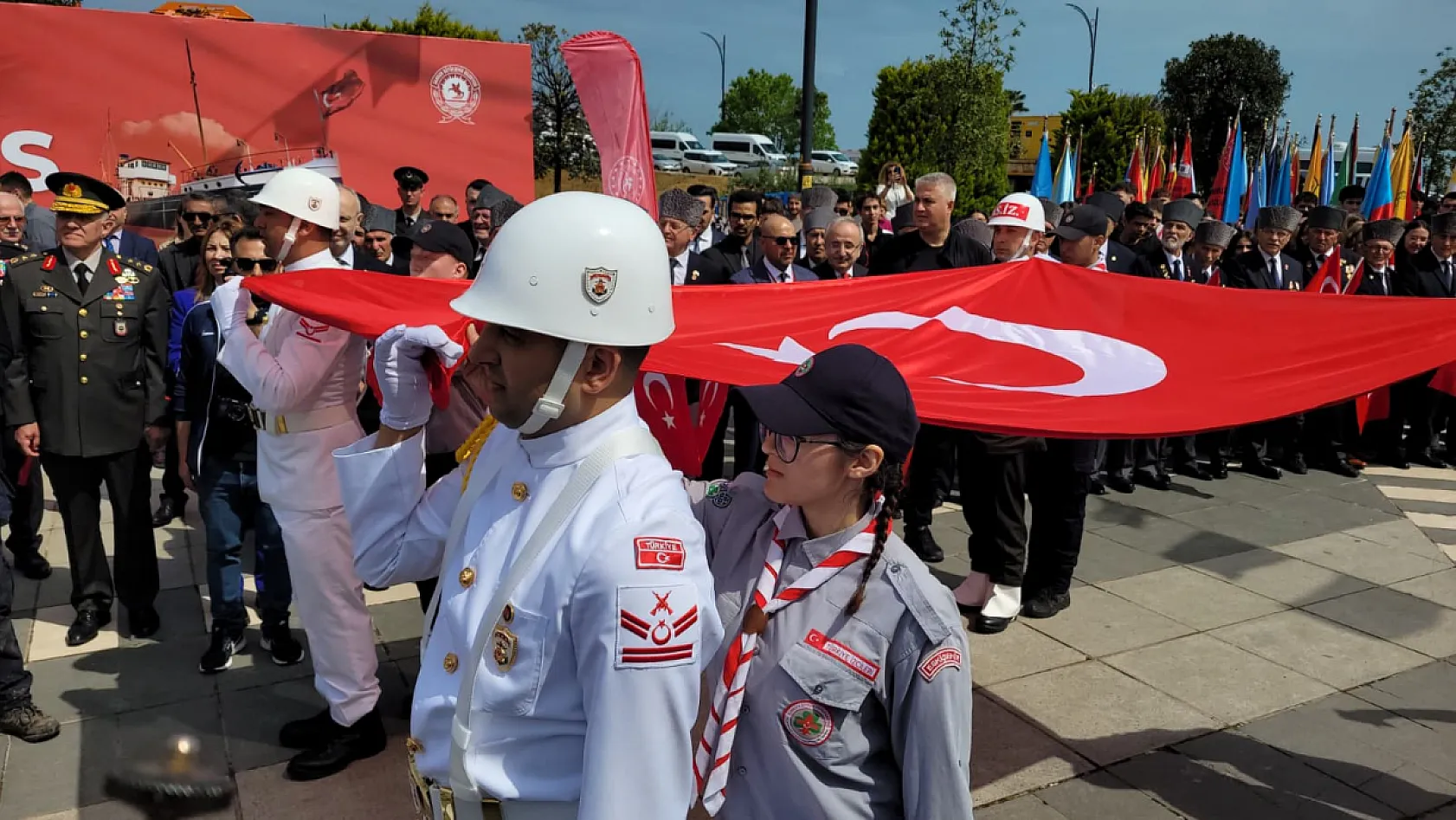 Samsun'da 19 Mayıs'ın simgesi yeniden canlandı