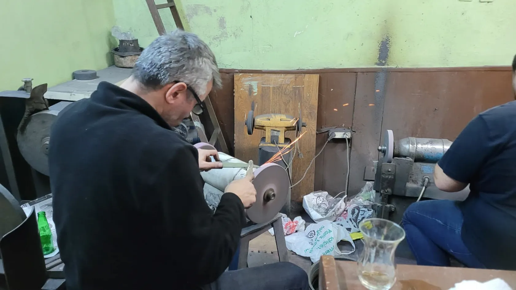 Kurban bayramı öncesi bıçak bileme talebi arttı