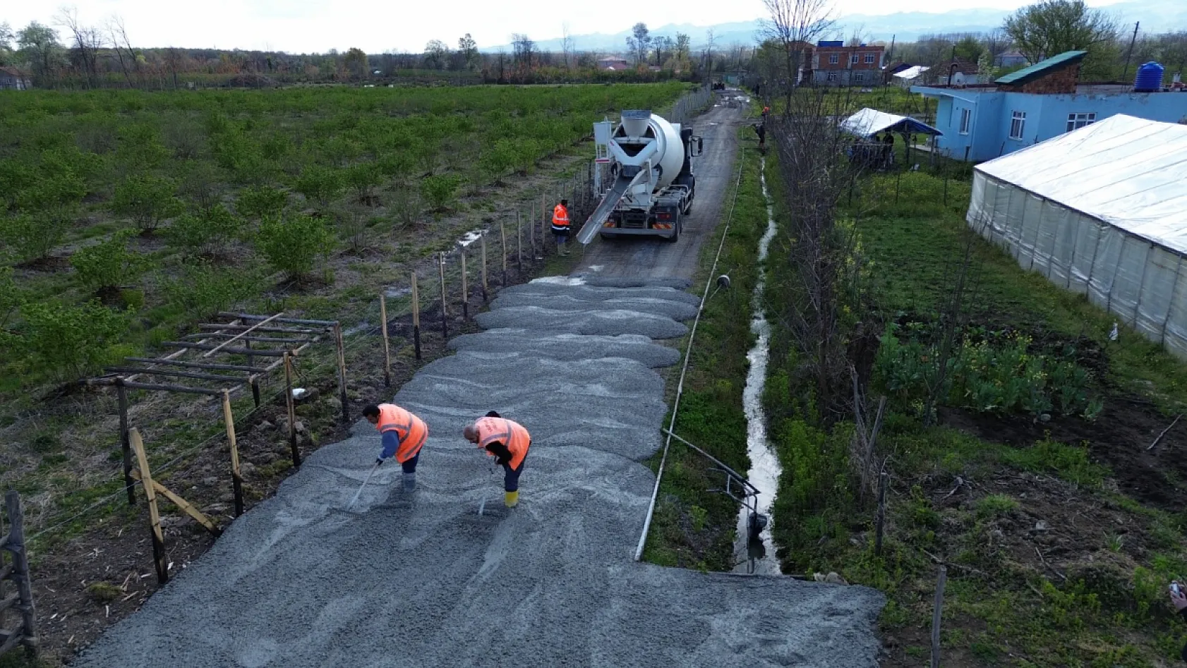 Beton santraliyle hizmet hız kazandı