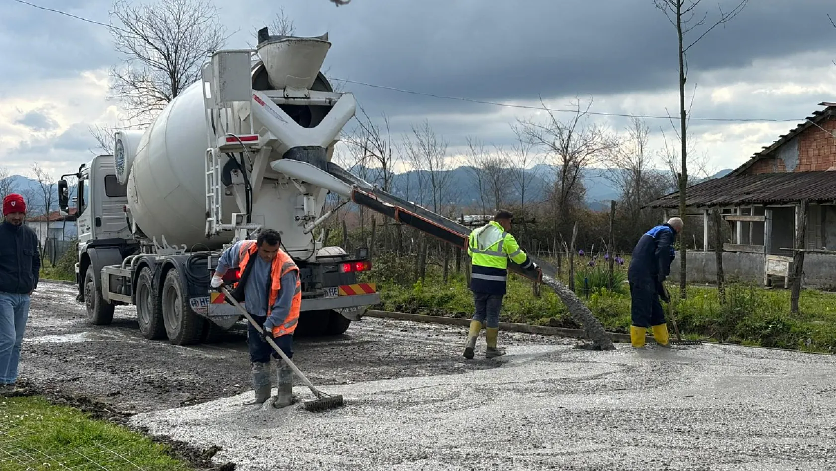 Beton santraliyle hizmet hız kazandı