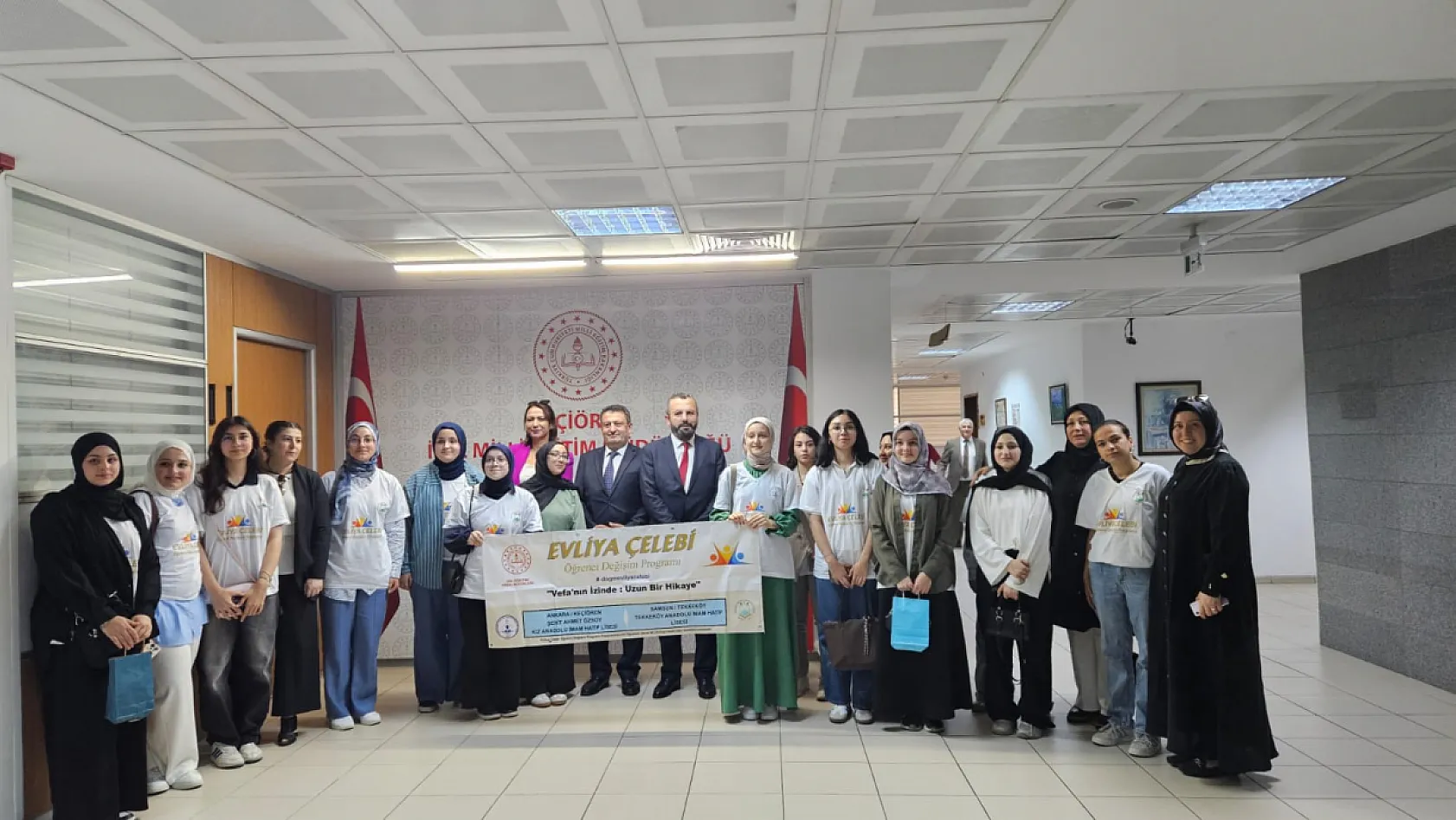 Evliya Çelebi Öğrenci Değişim Programı kapsamında 'Vefanın İzinde' projesi tamamlandı