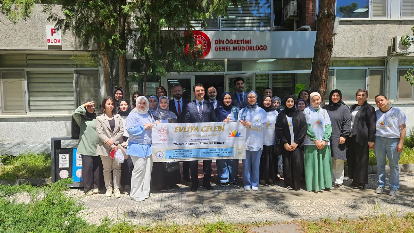 Evliya Çelebi Öğrenci Değişim Programı kapsamında 'Vefanın İzinde' projesi tamamlandı