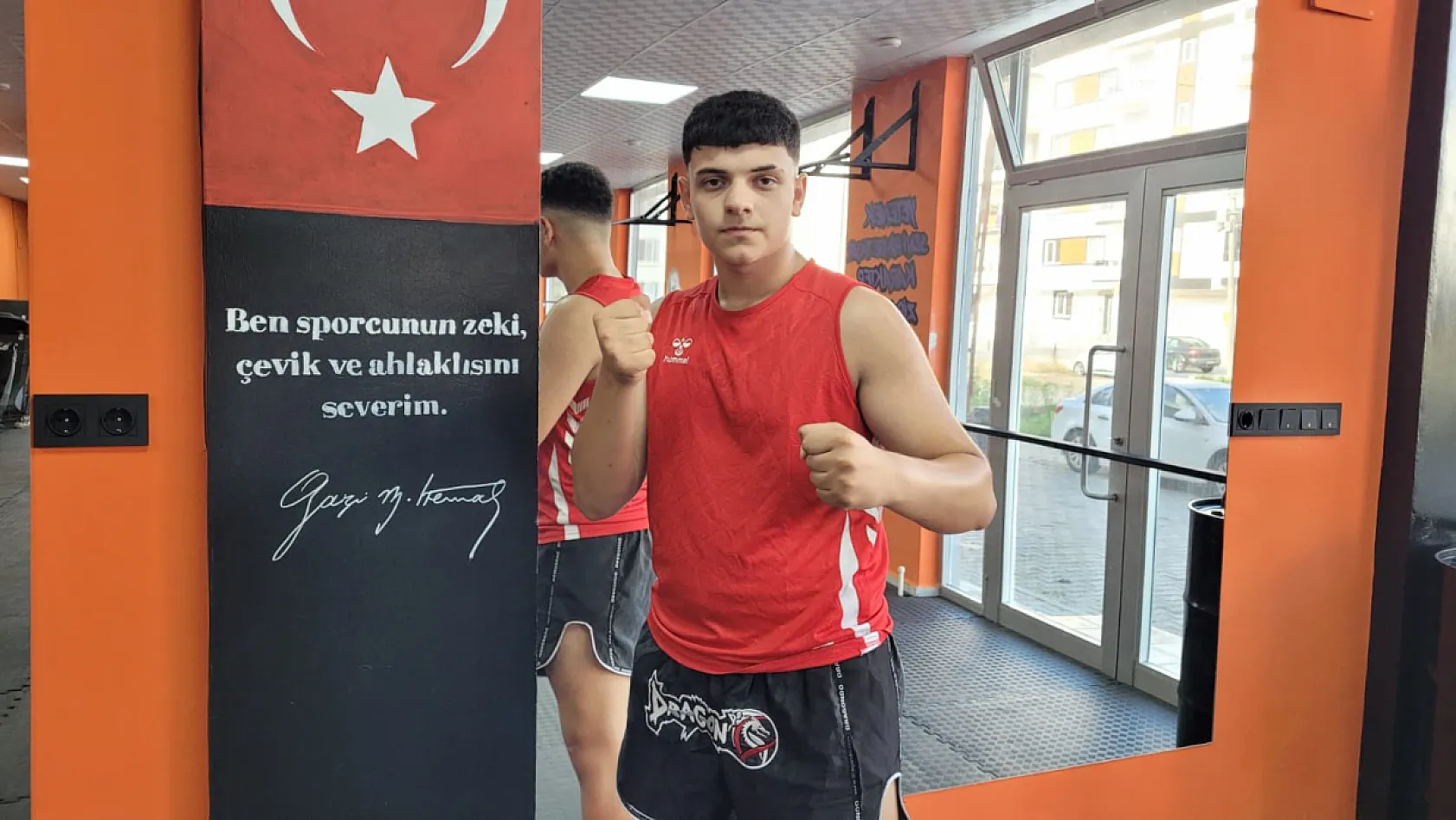Samsunlu milli sporcu Taha Çiçek'in hedefi dünya şampiyonluğu