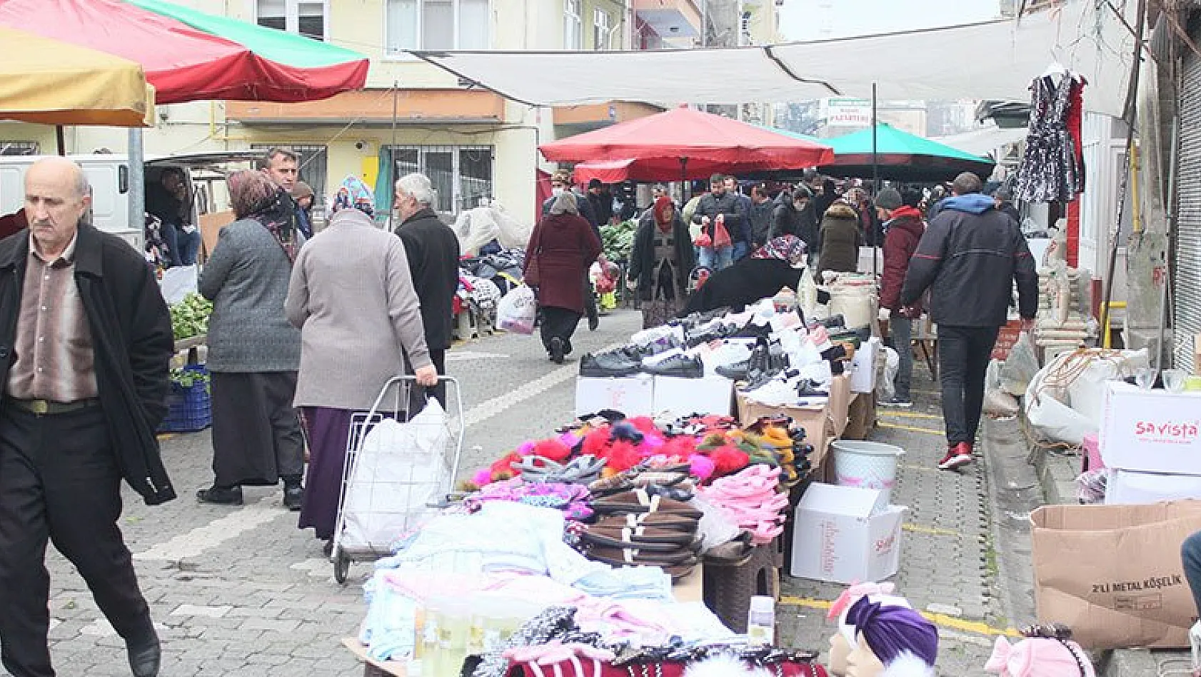 Pazaryerinde Korona Virüs Önlemi