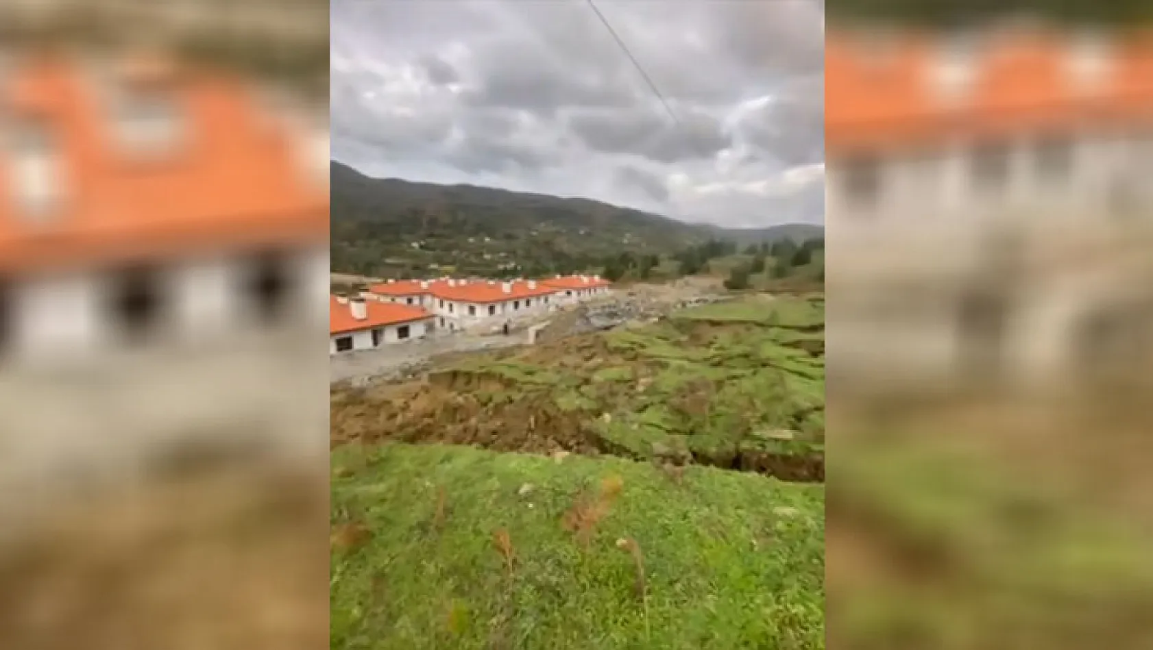 Sinop'ta TOKİ konutları bölgesinde heyelan iddiası!