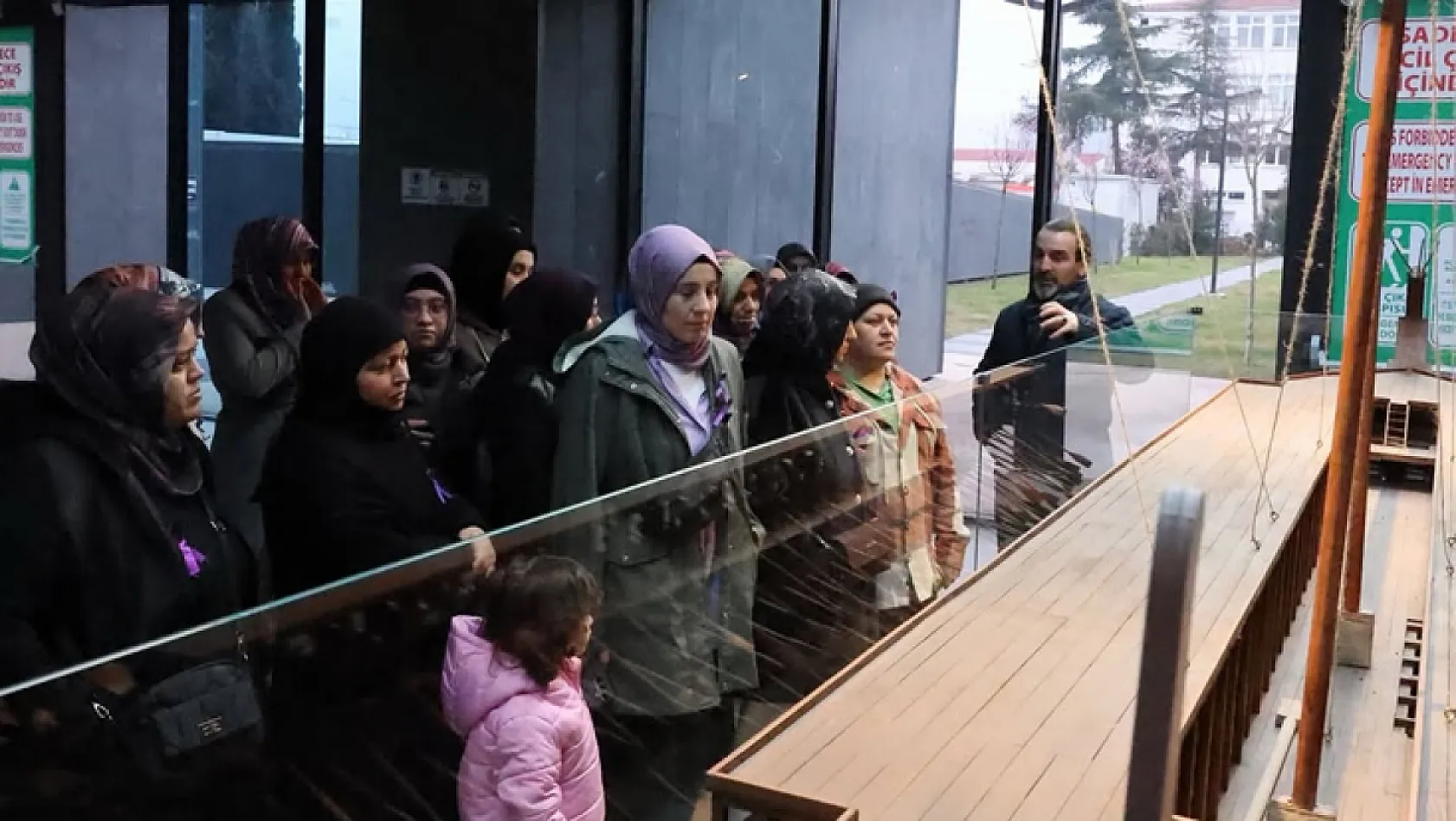 Samsun'da 8 Mart'a anlamlı etkinlik: ADEM kursiyerleri Samsun Müzesi'ni gezdi