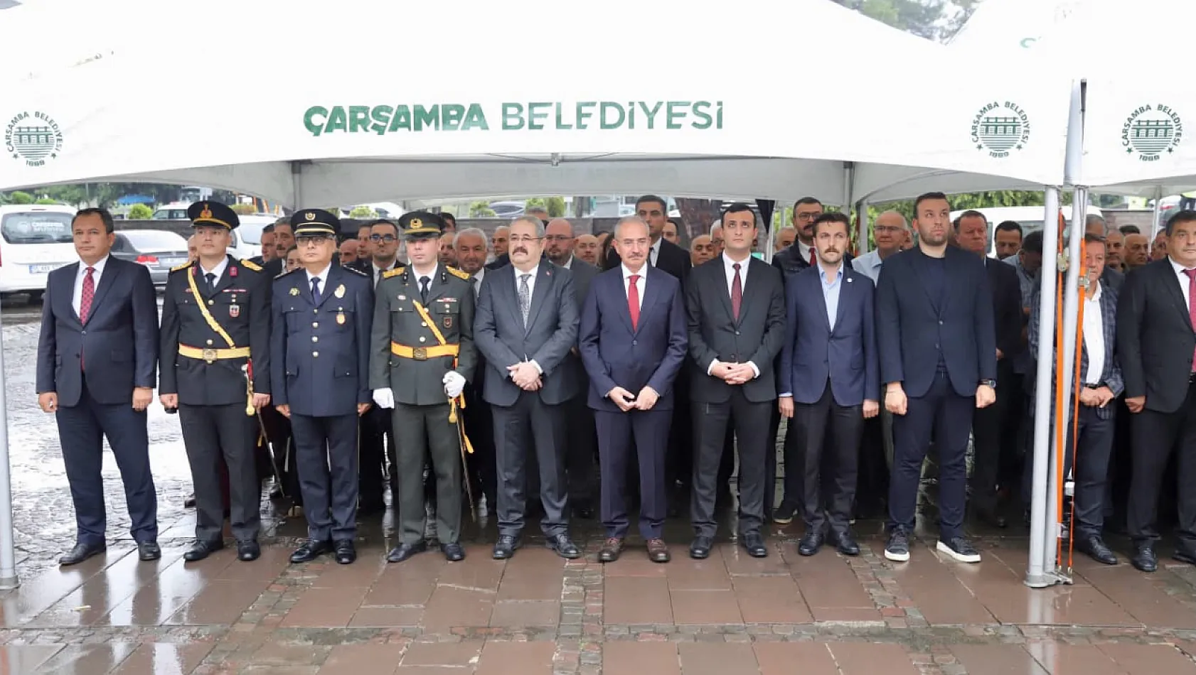 Çarşamba'da, Zafer Bayramı'nın 104. Yıl dönümü kutlandı