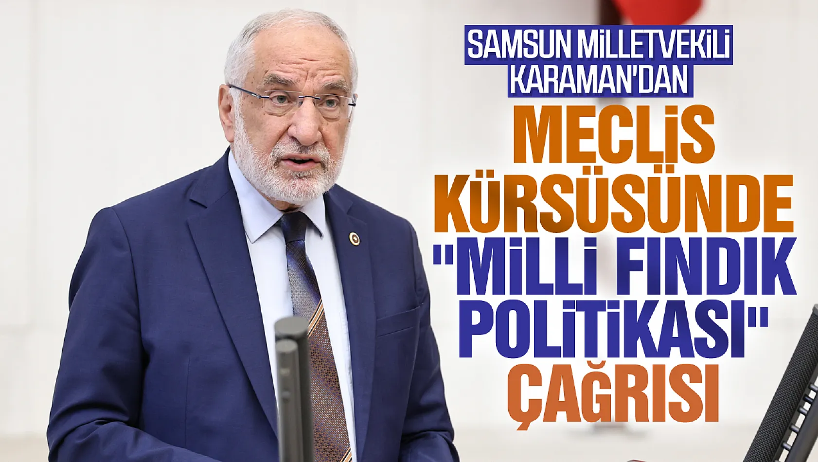 Samsun Milletvekili Karaman'dan Meclis Kürsüsünde 'Milli Fındık Politikası' Çağrısı