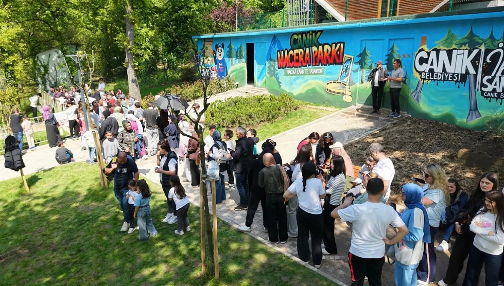 Canik Macera Parkı'ndan muhteşem başlangıç: İlk günden 10 bini aşkın ziyaretçiyle rekor!