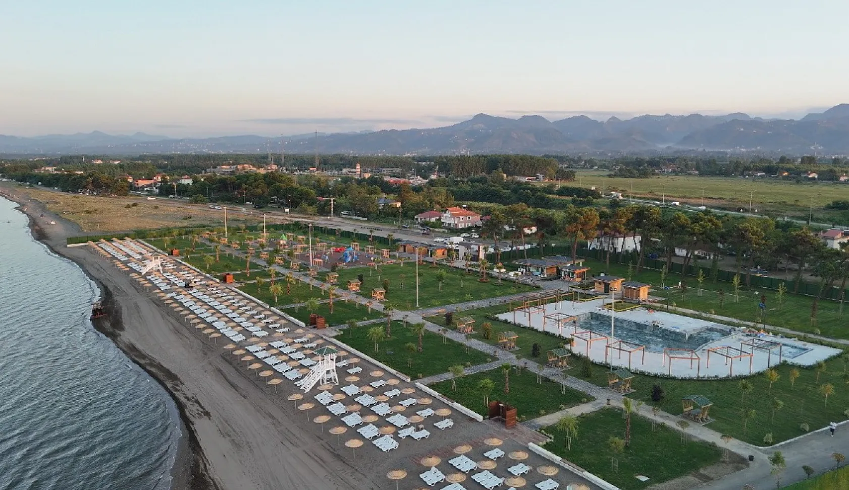 Terme Miliç'te kadınlara özel plaj ve havuz hizmete girdi