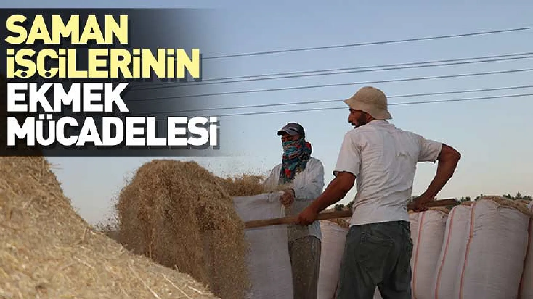 Saman işçilerinin ekmek mücadelesi