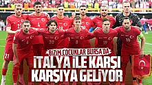 A Milli Takım Bursa'da İtalya karşısında Fransa mağlubiyetini telafi etmek istiyor
