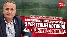Ali Kandemir 'Samsunpor şehirden uzaklaşmak istemiyor'