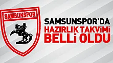 Samsunspor'un Hazırlık Programı Belli Oldu