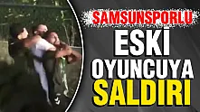 Samsunsporlu eski oyuncu Muhammed Ali Özbaskıcı'ya sahada çirkin saldırı
