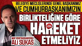 Ali Sukas 'MHP'li meclis üyeleri yanlış görürse itiraz eder'
