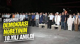 Çarşamba'da 15 Temmuz şehitleri dualarla anıldı