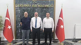 Çarşamba İlçe Tarım Müdürü Öztürk'ten veda ziyareti