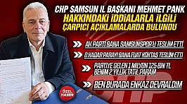 CHP Samsun İl Başkanı Mehmet Pank'tan iddialara yanıt