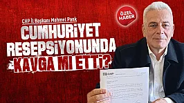CHP Samsun İl Başkanı Mehmet Pank, 29 Ekim Cumhuriyet resepsiyonunu karıştırmış!