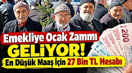 Emekliye yapılacak zam netleşiyor