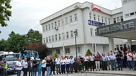Havza'da hibe edilen yeni belediye araçları dualarla hizmete girdi