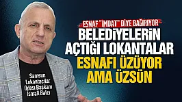 İsmail Balcı 'Esnafın en büyük sorunu katma değer vergisi'