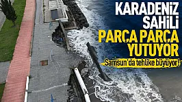 Karadeniz sahili adım adım yutuyor