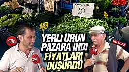 Samsun Çarşamba'da pazar yerli ürünlerle doldu