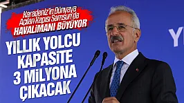Samsun Çarşamba Havalimanı yeni terminal binasının temeli atıldı