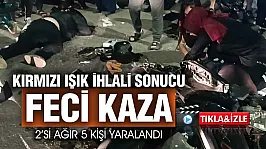 Samsun'da Feci Kaza 2'si Ağır 5 Yaralı
