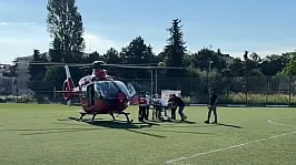 Samsun'da sağlık ekipleri zamanla yarıştı
