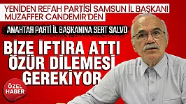 Samsun'da Yeniden Refah'tan Anahtar Parti'ye çerçeve yasa tepkisi