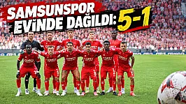 Samsunspor evinde dağıldı: 5-1