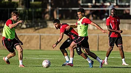 Samsunspor, Hollanda kampında ilk antrenmanına çıktı