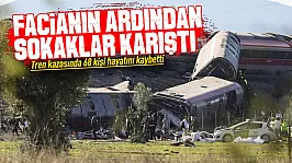 Tren faciasının ardından sokaklar karıştı