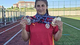 Yozgatlı genç sporcu yaz kış demeden çalıştı, çifte Türkiye derecesi elde etti
