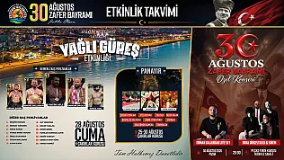 30 Ağustos Zafer Bayramı'nın 104. yılı Atakum'da dolu dolu etkinliklerle kutlanıyor