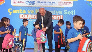 Canik'te birinci sınıflara ilk gün sürprizi