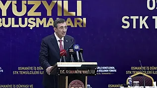 Cevdet Yılmaz'dan Osmaniye'de 'Terörsüz Türkiye' vurgusu