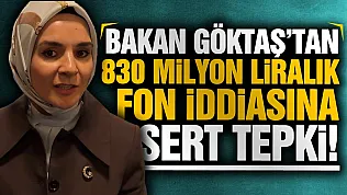 Göktaş'tan 830 milyon liralık fon iddiasına sert tepki