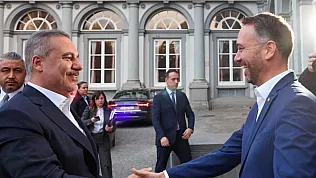 Hakan Fidan, Belçika'da Maxime Prevot ile görüştü