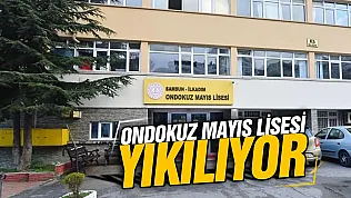 İbrahim Özkaptan '19 Mayıs Lisesi yıkılıyor ama taşınacağı yer sorunlu'