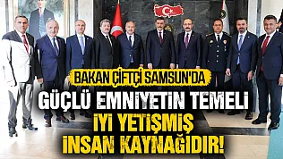 İçişleri Bakanı Mustafa Çiftçi'den Samsun 19 Mayıs PMYO'ya ziyaret